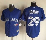 Wholesale Cheap Blue Jays #29 Devon Travis Blue New Cool Base Stitched MLB Jersey
