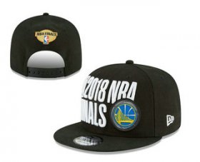 Wholesale Cheap Men\'s Golden State Warriors 2018 The NBA Finals Patch Snapback Ajustable Cap Hat