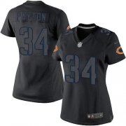 Wholesale Cheap Nike Bears #34 Walter Payton Black Impact Women's Stitched NFL Limited Jersey