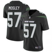 Wholesale Cheap Nike Jets #57 C.J. Mosley Black Alternate Men's Stitched NFL Vapor Untouchable Limited Jersey