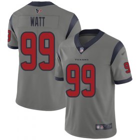 Wholesale Cheap Nike Texans #99 J.J. Watt Gray Men\'s Stitched NFL Limited Inverted Legend Jersey
