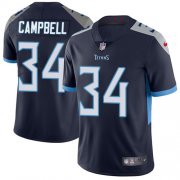 Wholesale Cheap Nike Titans #34 Earl Campbell Navy Blue Team Color Men's Stitched NFL Vapor Untouchable Limited Jersey