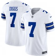 Wholesale Cheap Men's Dallas Cowboys #7 Trevon Diggs White 2023 F.U.S.E. Limited Stitched Football Jersey