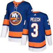 Wholesale Cheap Adidas New York Islanders #3 Adam Pelech Royal Blue Home Authentic Stitched NHL Jersey