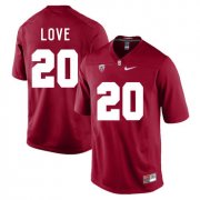Wholesale Cheap Stanford Cardinal 20 Bryce Love Cardinal College Football Jersey