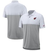 Wholesale Cheap Arizona Cardinals Nike Sideline Early Season Performance Polo White Gray