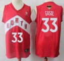 Wholesale Cheap Raptors #33 Marc Gasol Red 2019 Finals Bound Basketball Swingman Earned Edition Jersey