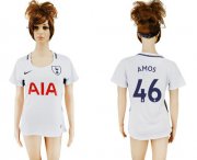 Wholesale Cheap Women's Tottenham Hotspur #46 Amos Home Soccer Club Jersey