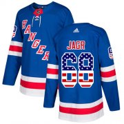 Wholesale Cheap Adidas Rangers #68 Jaromir Jagr Royal Blue Home Authentic USA Flag Stitched NHL Jersey