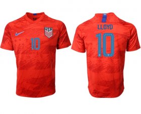 Wholesale Cheap USA #10 Lloyd Away Soccer Country Jersey