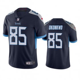 Wholesale Cheap Men\'s Tennessee Titans #85 Chig Okonkwo Navy Vapor Untouchable Stitched Jersey