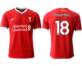 Wholesale Cheap Men 2020-2021 club Liverpool home aaa version 18 red Soccer Jerseys