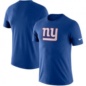 Wholesale Cheap New York Giants Nike Essential Logo Dri-FIT Cotton T-Shirt Royal