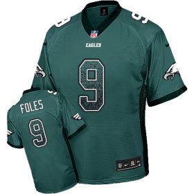 Wholesale Cheap Nike Eagles #9 Nick Foles Midnight Green Team Color Men\'s Stitched NFL Elite Drift Fashion Jersey