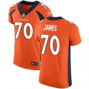Wholesale Cheap Nike Broncos #70 Ja'Wuan James Orange Team Color Men's Stitched NFL Vapor Untouchable Elite Jersey