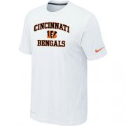 Wholesale Cheap Nike NFL Cincinnati Bengals Heart & Soul NFL T-Shirt White