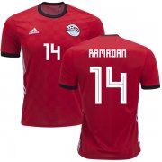 Wholesale Cheap Egypt #14 Ramadan Red Home Soccer Country Jersey