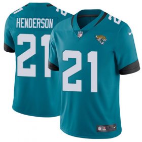 Wholesale Cheap Nike Jaguars #21 C.J. Henderson Teal Green Alternate Youth Stitched NFL Vapor Untouchable Limited Jersey