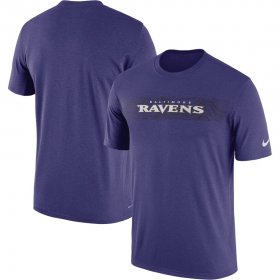Wholesale Cheap Baltimore Ravens Nike Sideline Seismic Legend Performance T-Shirt Purple
