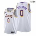 Wholesale Cheap Men Lakers Russell Westbrook 2021 trade white association edition jersey