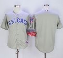 Wholesale Cheap Cubs Blank Grey Road Cool Base Stitched MLB Jersey