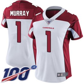 Wholesale Cheap Nike Cardinals #1 Kyler Murray White Women\'s Stitched NFL 100th Season Vapor Limited Jersey