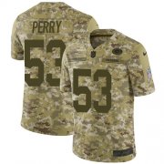 Wholesale Cheap Nike Packers #53 Nick Perry Camo Men's Stitched NFL Limited 2018 Salute To Service Jersey