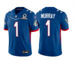 Wholesale Cheap Men's Arizona Cardinals #1 Kyler Murray Blue 2022 Pro Bowl Vapor Untouchable Stitched Limited Jersey
