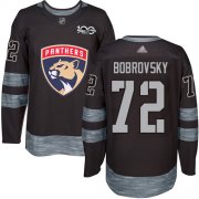 Wholesale Cheap Adidas Panthers #72 Sergei Bobrovsky Black 1917-2017 100th Anniversary Stitched NHL Jersey