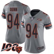 Wholesale Cheap Nike Bears #94 Robert Quinn Silver Women's Stitched NFL Limited Inverted Legend 100th Season Jersey