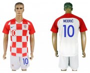 Wholesale Cheap Croatia #10 Modric Home Soccer Country Jersey