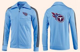 Wholesale Cheap NFL Tennessee Titans Team Logo Jacket Light Blue_2