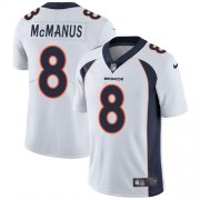 Wholesale Cheap Nike Broncos #8 Brandon McManus White Men's Stitched NFL Vapor Untouchable Limited Jersey