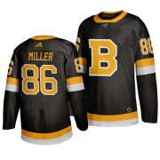Wholesale Cheap Adidas Boston Bruins #86 Kevan Miller Black 2019-20 Authentic Third Stitched NHL Jersey