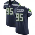 Wholesale Cheap Nike Seahawks #95 L.J. Collier Steel Blue Team Color Men's Stitched NFL Vapor Untouchable Elite Jersey