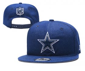 Wholesale Cheap Cowboys Team Logo Blue Adjustable Hat YD