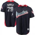 Wholesale Cheap White Sox #79 Jose Abreu Navy Blue 2018 All-Star American League Stitched MLB Jersey