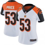 Wholesale Cheap Nike Bengals #53 Billy Price White Women's Stitched NFL Vapor Untouchable Limited Jersey