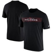 Wholesale Cheap Atlanta Falcons Nike Sideline Seismic Legend Performance T-Shirt Black