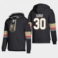 Wholesale Cheap Vegas Golden Knights #30 Malcolm Subban Black adidas Lace-Up Pullover Hoodie