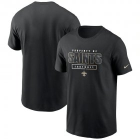 Wholesale Cheap New Orleans Saints Nike Team Property Of Essential T-Shirt Black