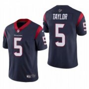 Wholesale Cheap Men's Houston Texans #5 Tyrod Taylor Navy Vapor Untouchable Limited Stitched Jersey