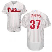 Wholesale Cheap Phillies #37 Odubel Herrera White(Red Strip) Flexbase Authentic Collection Stitched MLB Jersey