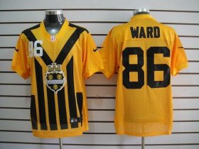 Wholesale Cheap Nike Steelers #86 Hines Ward Gold 1933s Throwback Men\'s Embroidered NFL Elite Jersey