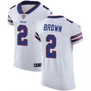 Wholesale Cheap Nike Bills #2 John Brown White Men's Stitched NFL Vapor Untouchable Elite Jersey