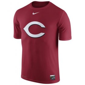 Wholesale Cheap Cincinnati Reds Nike Authentic Collection Legend Logo 1.5 Performance T-Shirt Red