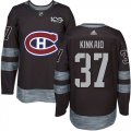 Wholesale Cheap Adidas Canadiens #37 Keith Kinkaid Black 1917-2017 100th Anniversary Stitched NHL Jersey