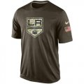 Wholesale Cheap Men's Los Angeles Kings Salute To Service Nike Dri-FIT T-Shirt