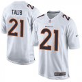 Wholesale Cheap Nike Broncos #21 Aqib Talib White Men's Stitched NFL Game Event Jersey