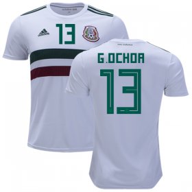 Wholesale Cheap Mexico #13 G.Ochoa Away Soccer Country Jersey